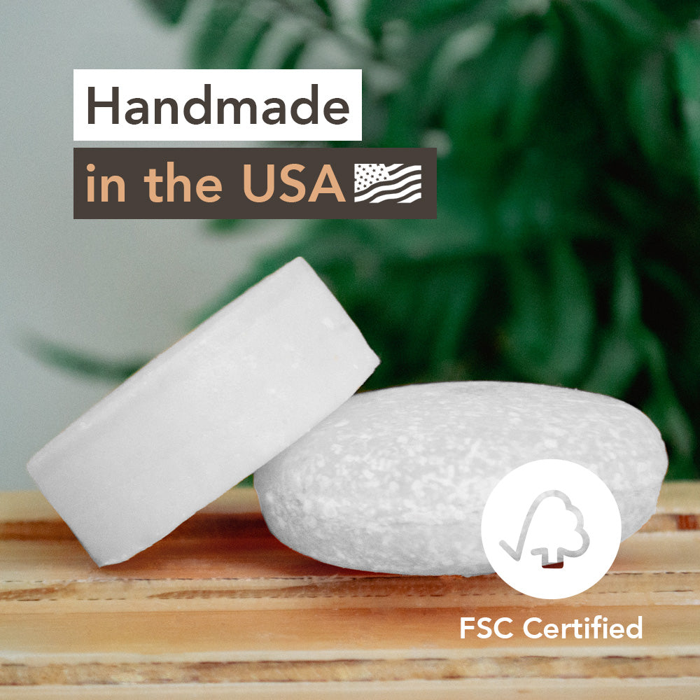 Wave Shampoo & Conditioner Bar Set – Handmade, Vegan, Non-GMO, Organic & Natural | Long-Lasting (80–120 Uses) | Travel-Ready, Zero Waste