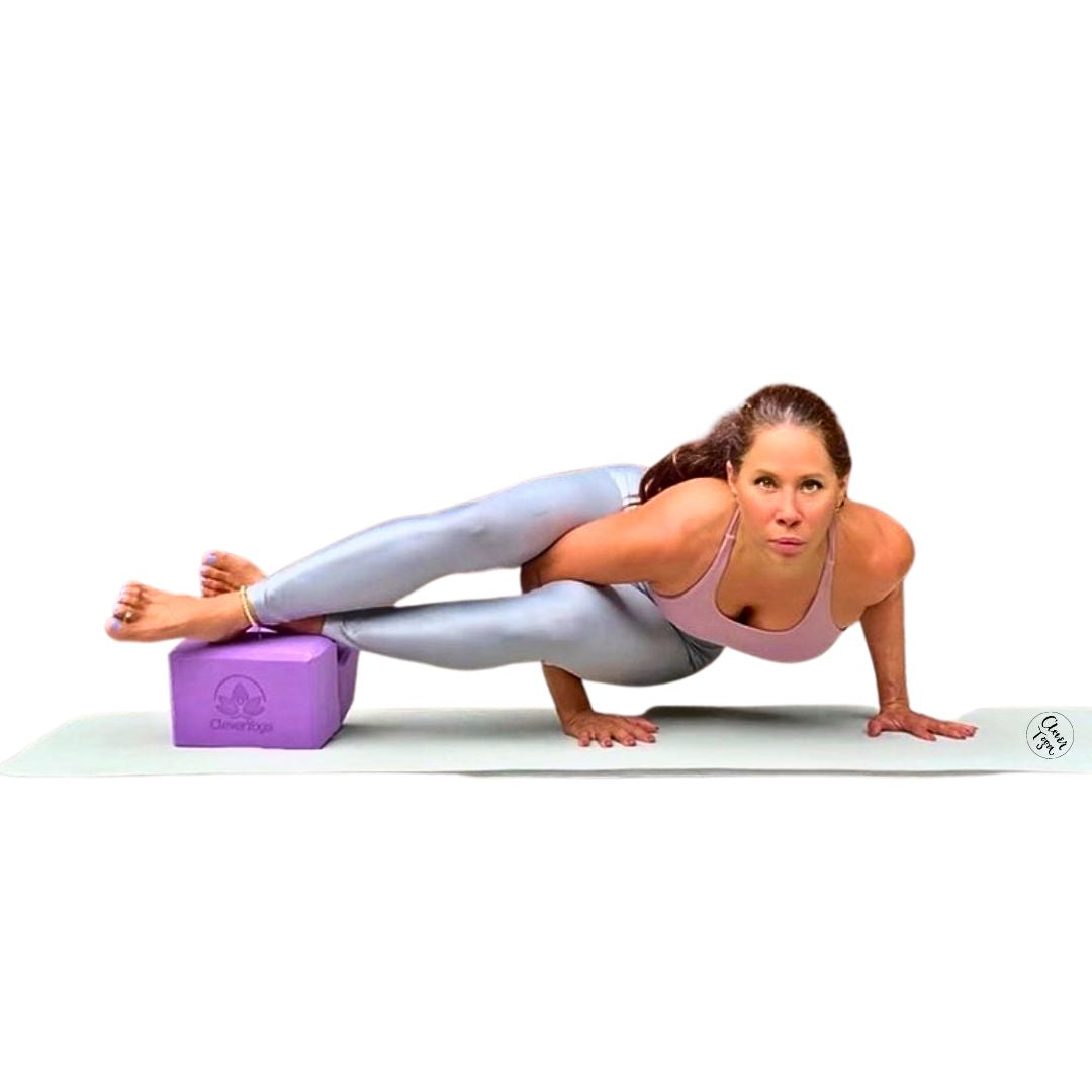 Clever Yoga Block & Strap Power Duo
