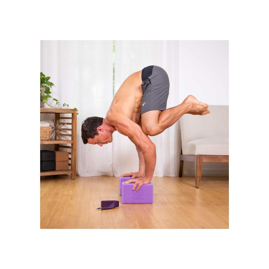 Clever Yoga Block & Strap Power Duo