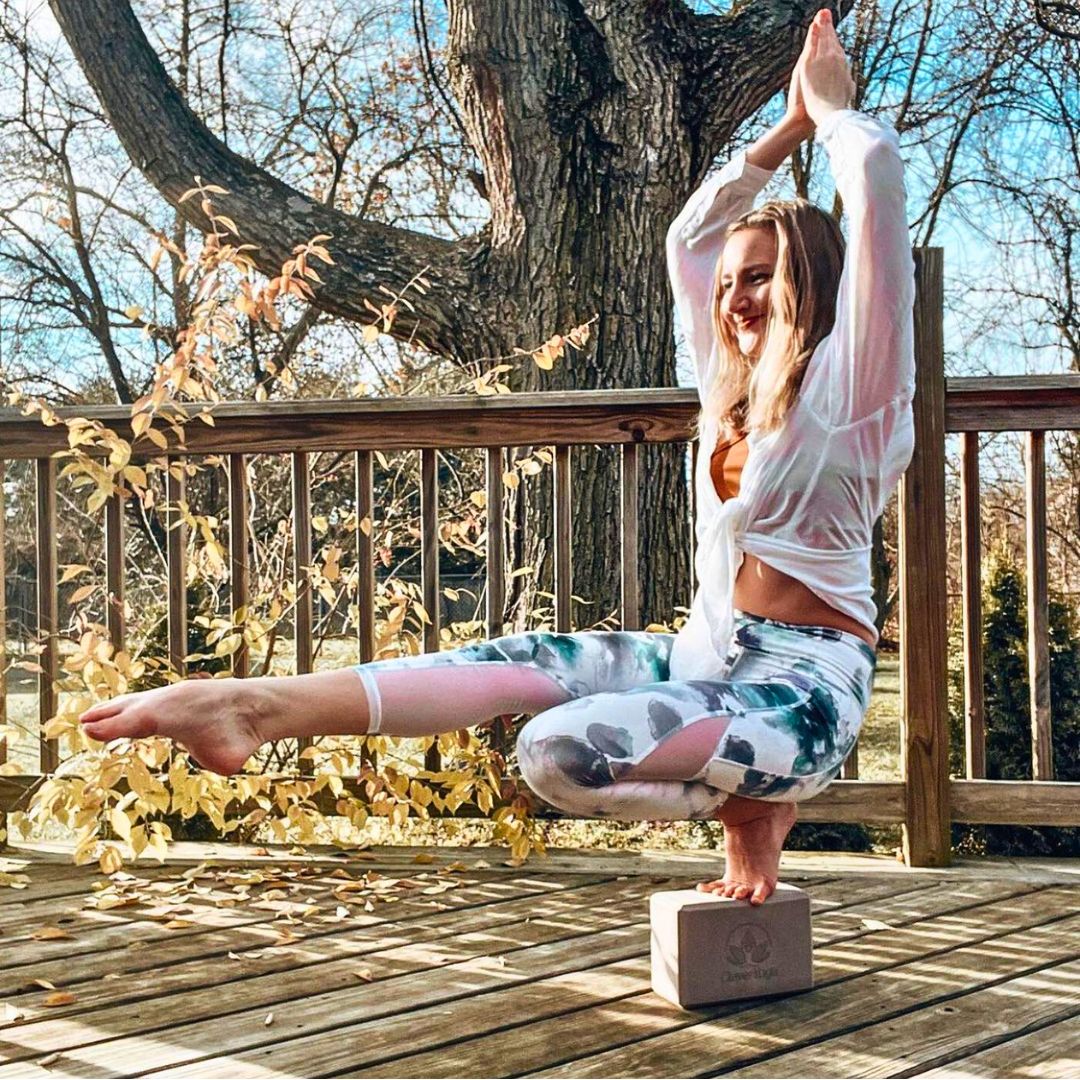 Clever Yoga Block & Strap Power Duo