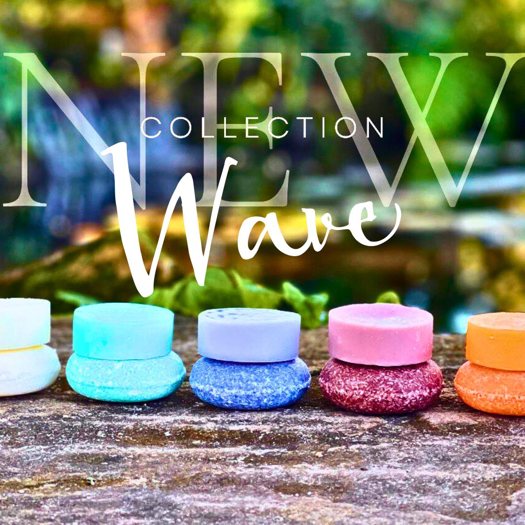 Wave Shampoo & Conditioner Bar Set – Handmade, Vegan, Non-GMO, Organic & Natural | Long-Lasting (80–120 Uses) | Travel-Ready, Zero Waste