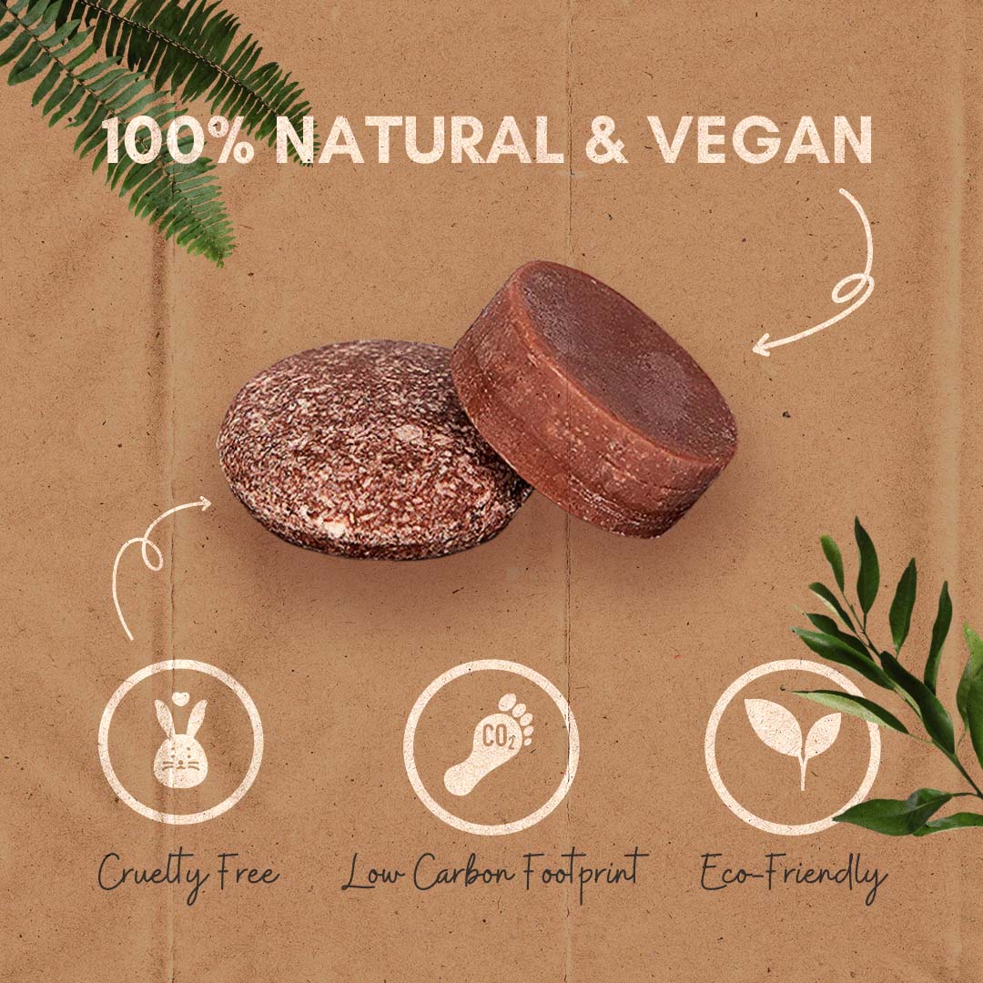 100% Vegan Eco-Friendly Solid COMBO Shampoo & Conditioner Bars | Travel-Ready, Zero Waste, Handmade in USA