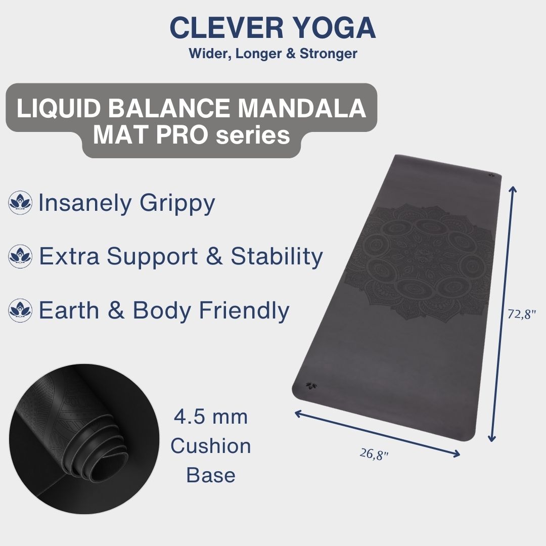 Clever Yoga LiquidBalance Non-Slip Yoga Mat