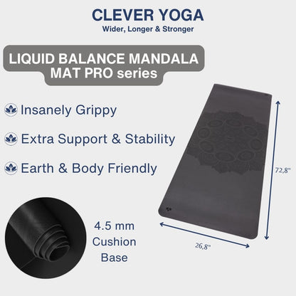 Clever Yoga LiquidBalance Non-Slip Yoga Mat