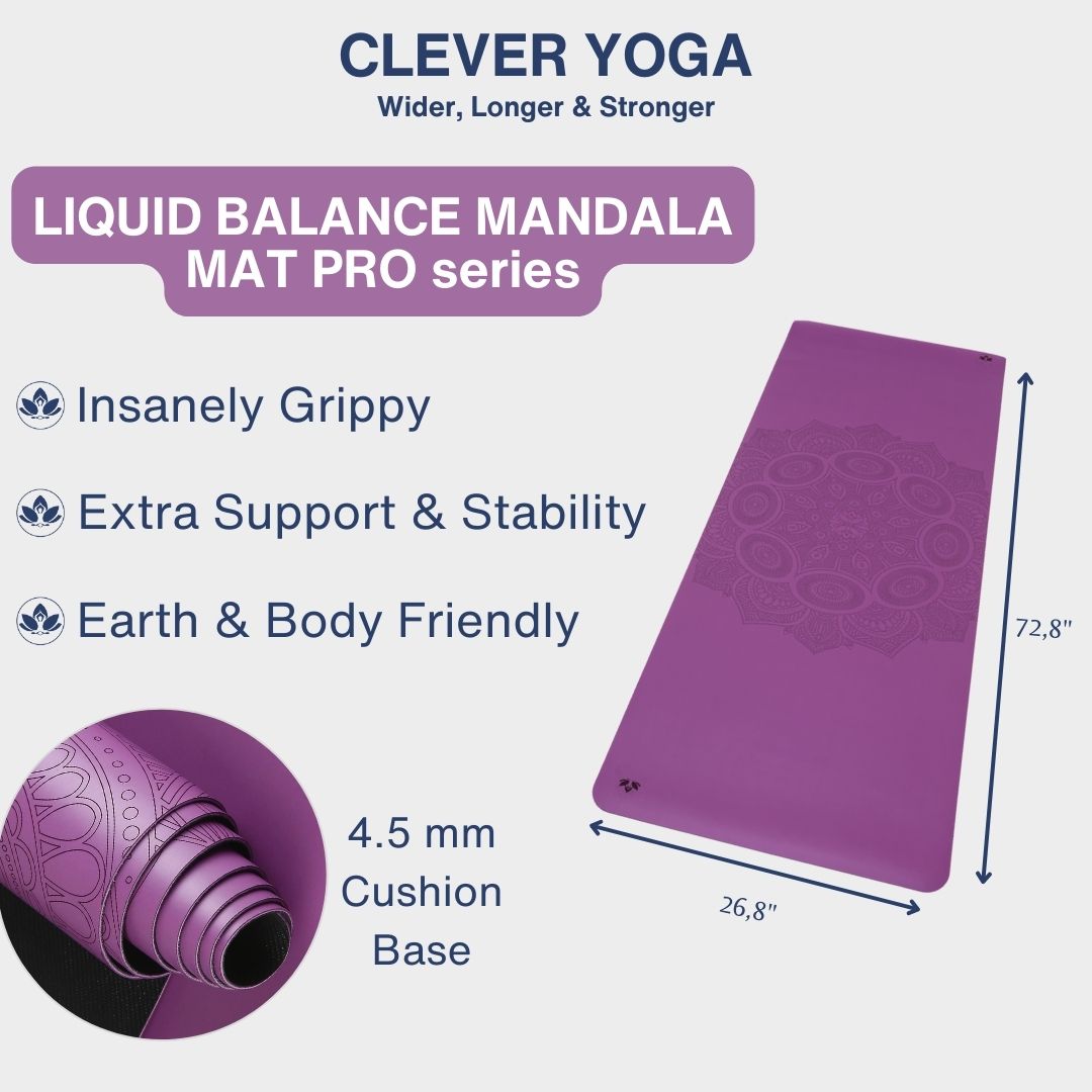 Clever Yoga LiquidBalance Non-Slip Yoga Mat