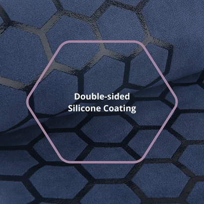 Clever Hot Yoga towel Anti-Slip with Unique Silicon web bottom l Increases traction l Extreme slipping reduction l Ultra absorbent l Quick Drying