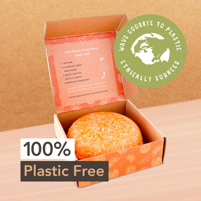 Wave Moisturizing Shampoo Bar – Handmade, Vegan, Non-GMO, Organic & Natural | For Shiny Hair | Long-Lasting (80–120 Uses) | 2.3 oz