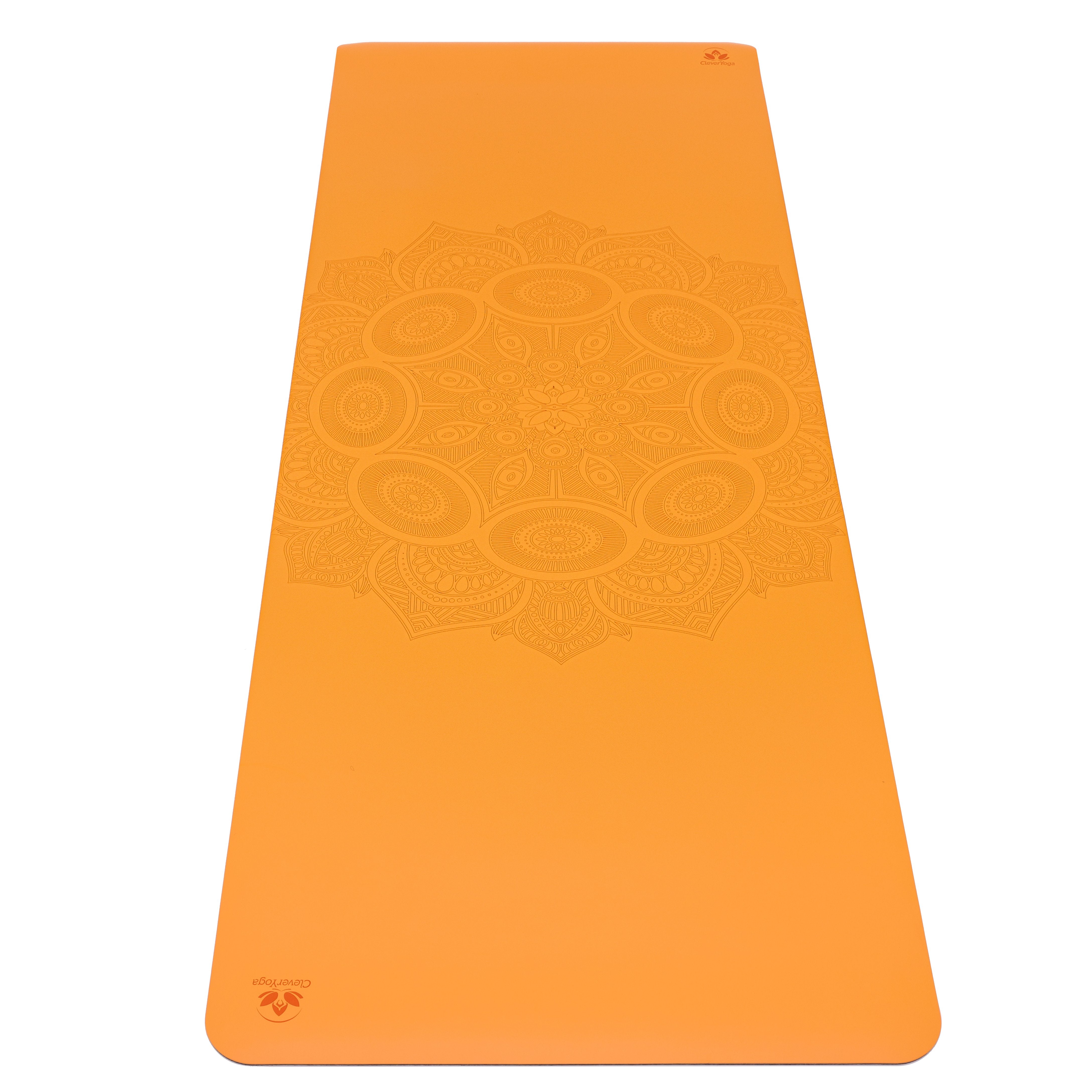 Effingo Yoga and Exercise mat of 3mm (Purple) Dotted Design with Yoga Mat  Strap 0.3 mm Yoga Mat, Eco Friendly
