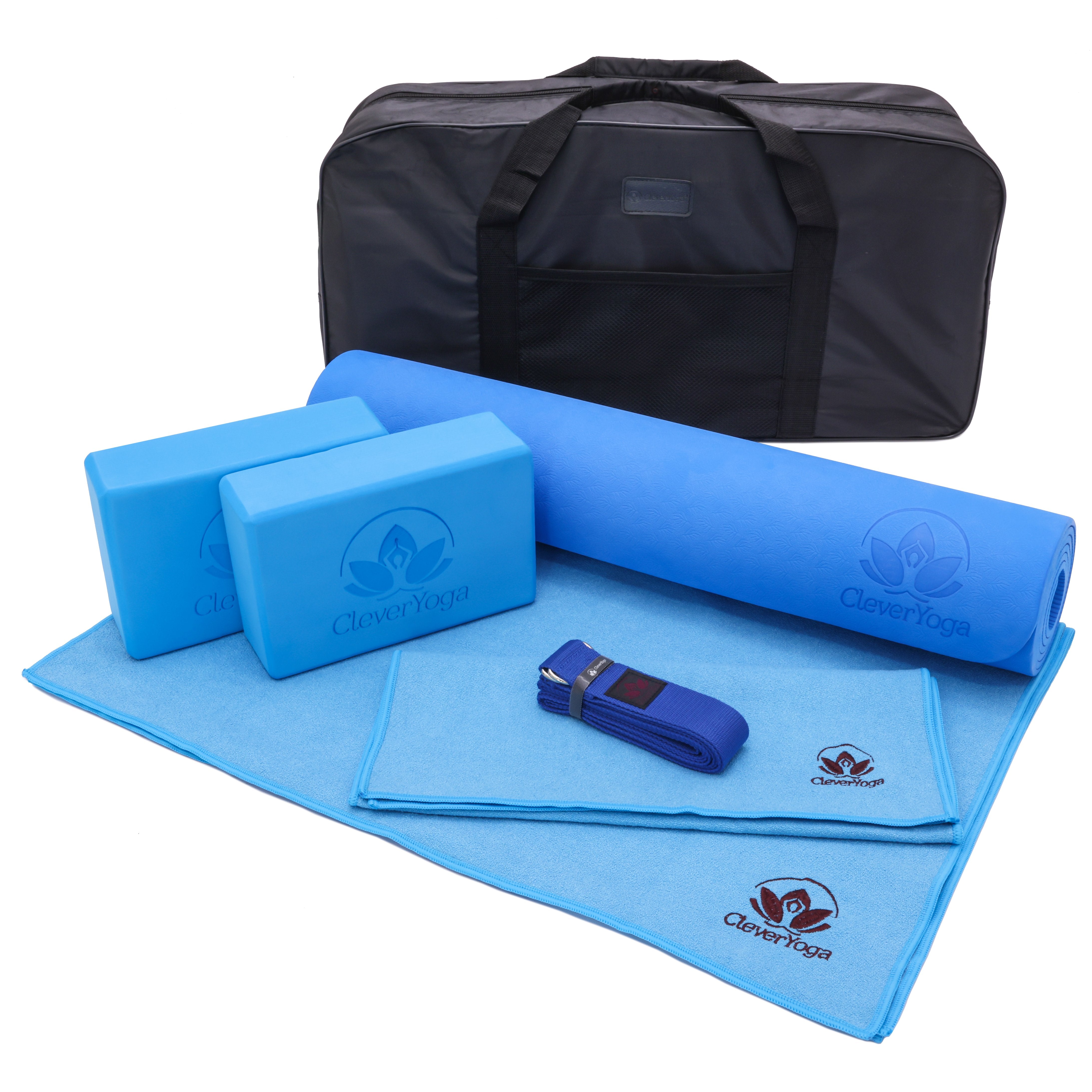 HemingWeigh Yoga Kit and Sets for Beginners, Yoga Mat Set includes