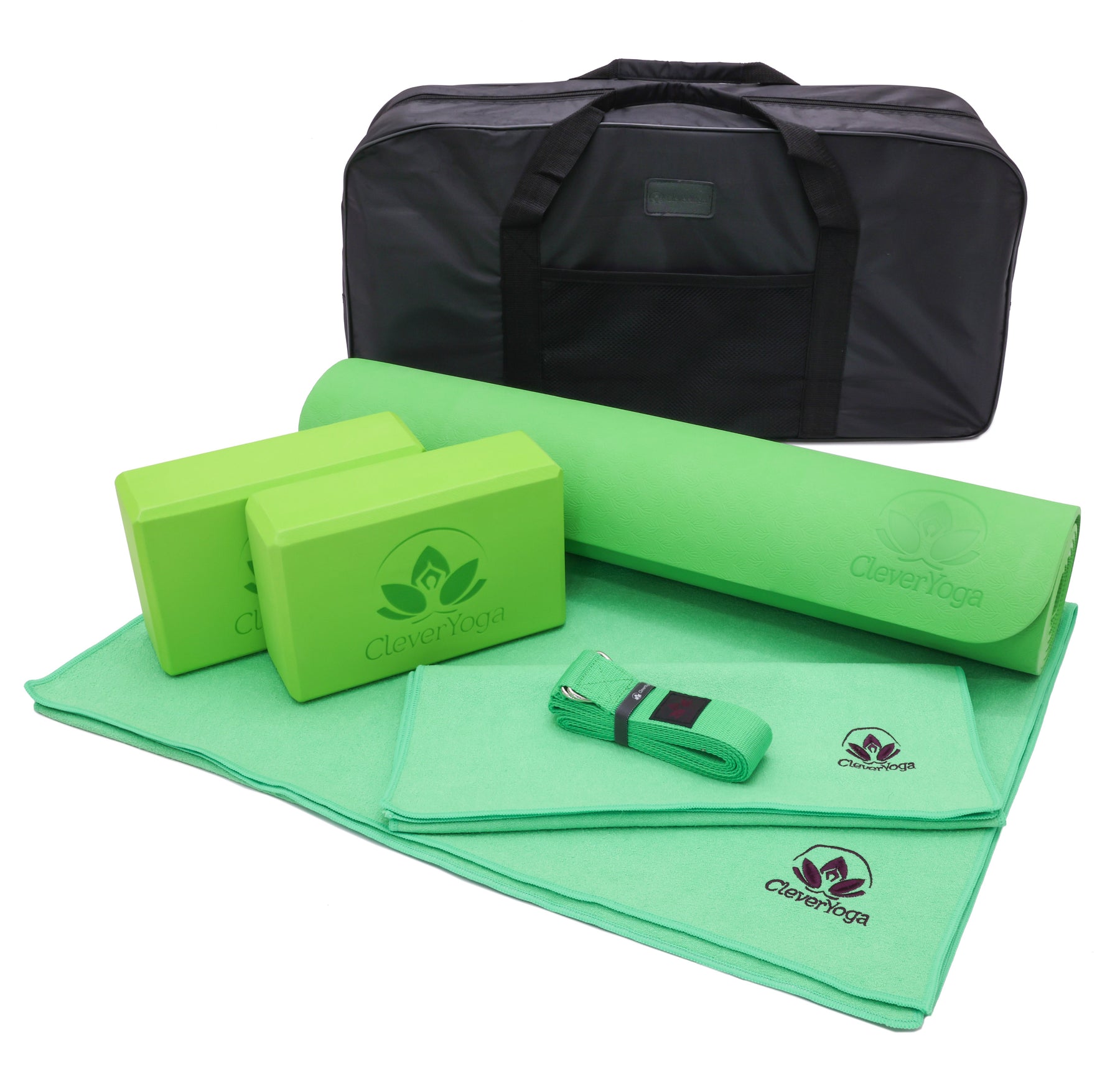 デウス エクスマキナ Yoga Beginners Kit Yoga Blocks Pack Yoga Strap Yoga Ball Yoga  Mat with Carrying Strap Net Bag Sports Cooling Towel,Yoga Mat Kits and Sets  for Beginn 通販